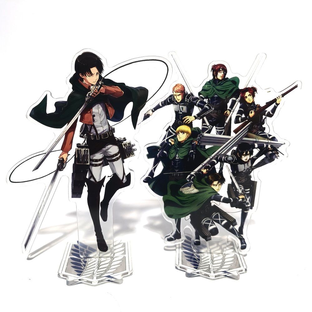 Action Figure Stand - Attacco su Titano Acrilico In Piedi