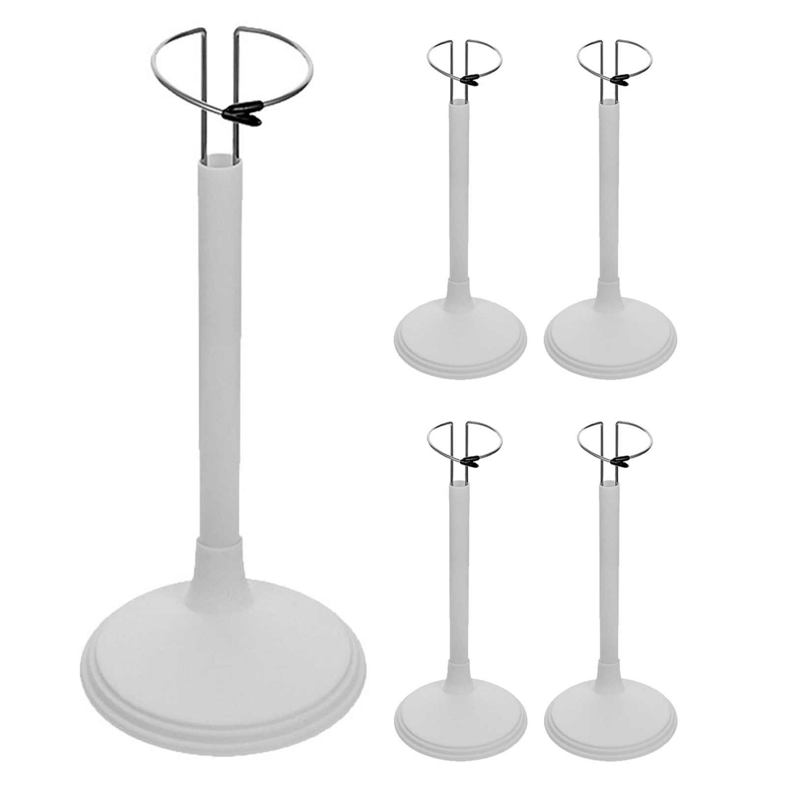 Action Figure Stand - 5 supporti da tavolo stabili per