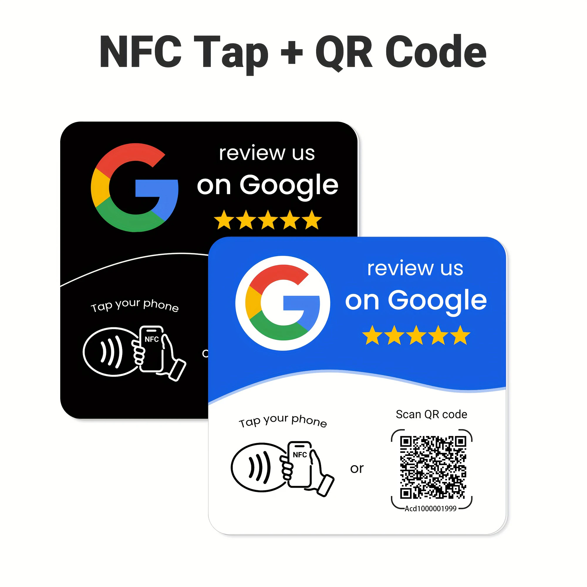 Graded Card Display - Scheda NFC 215 quadrata programmabile per