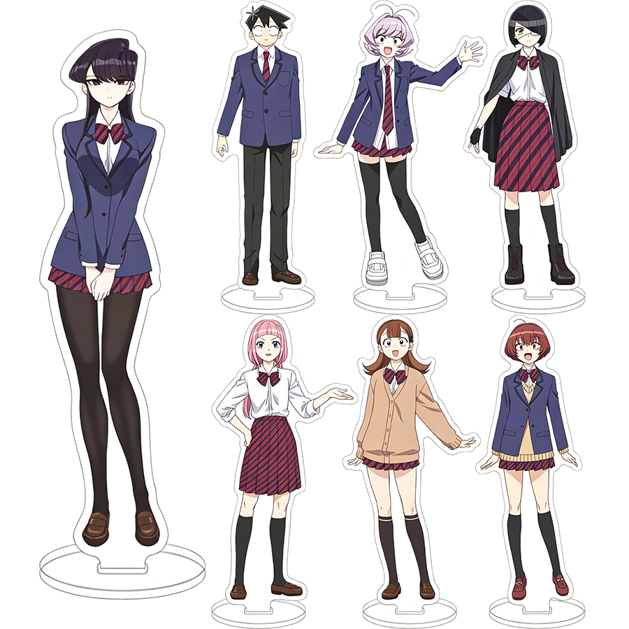 Figma Stand Set - Statuetta Anime Komi Can't Communicate 16CM,