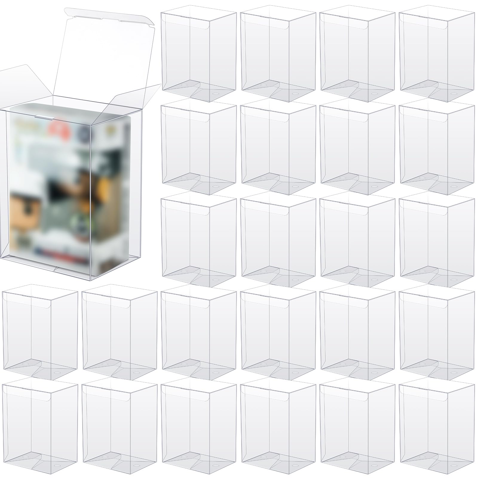 Funko Pop Protector - Espositore Trasparente Compatibile con Funko Pop