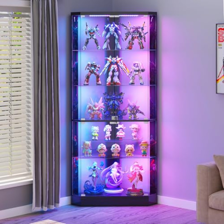 Vetrina Angolare con Luci RGB  - Display Case Acrylic recensione e prezzo